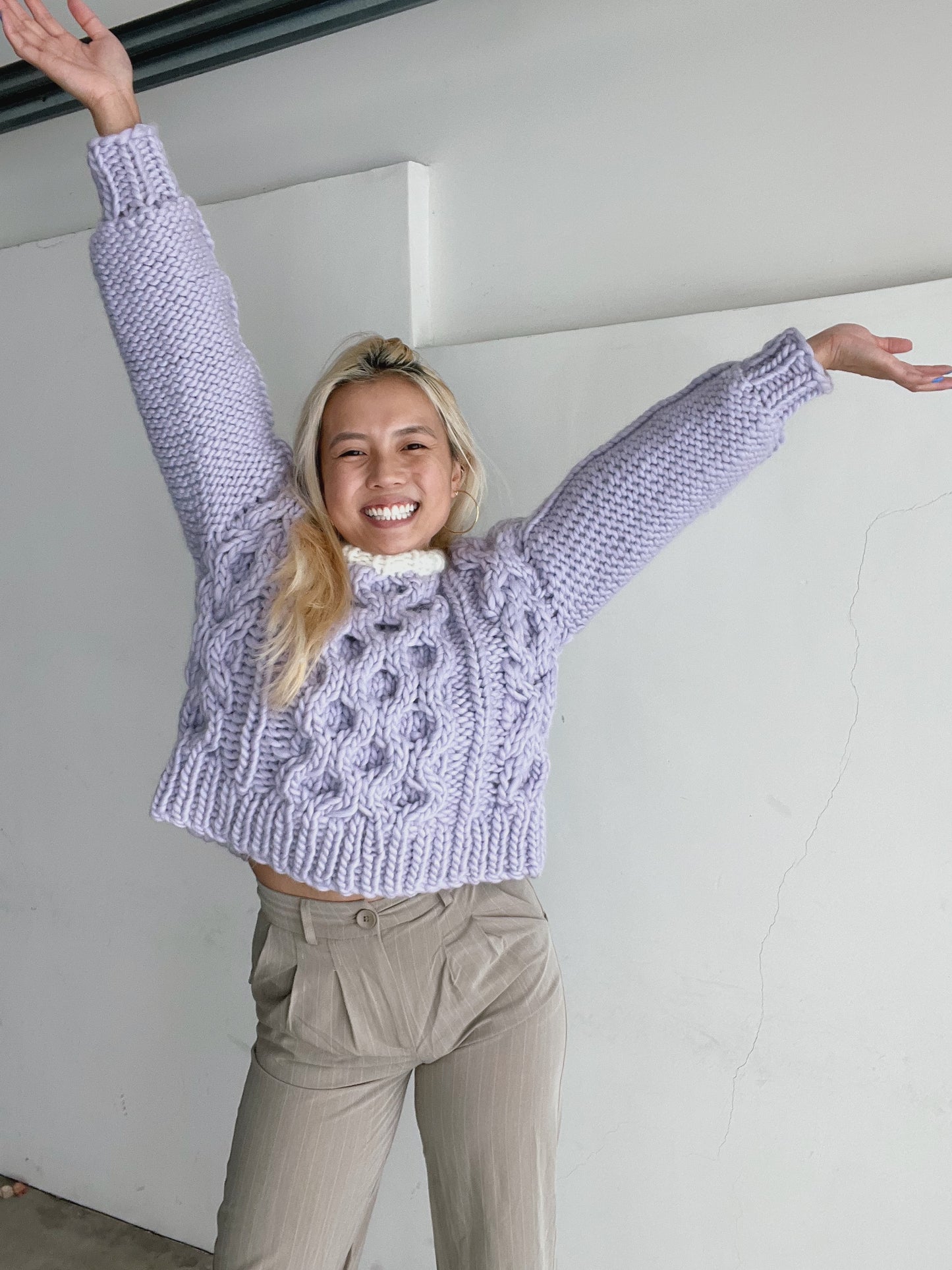 Chunky Flushing Sweater Pattern