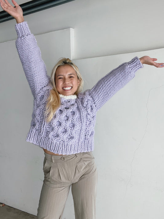 Chunky Flushing Sweater Pattern
