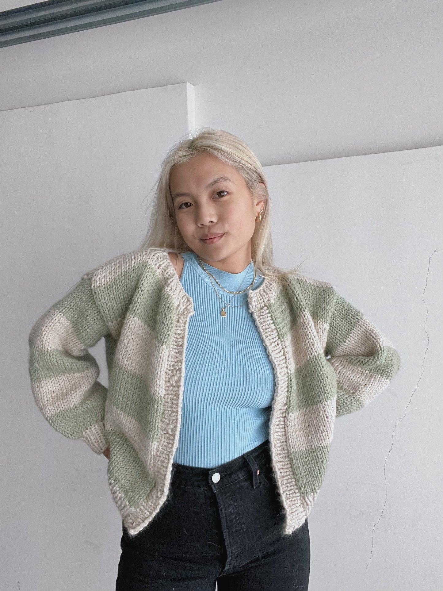 Stripe Me Down Cardigan Pattern