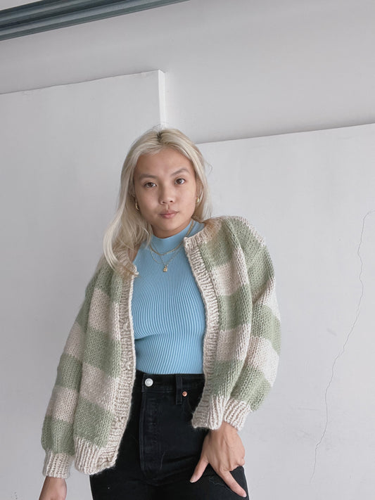 Stripe Me Down Cardigan Pattern