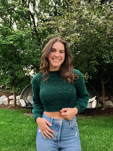 Diamond in the Rough Sweater Pattern