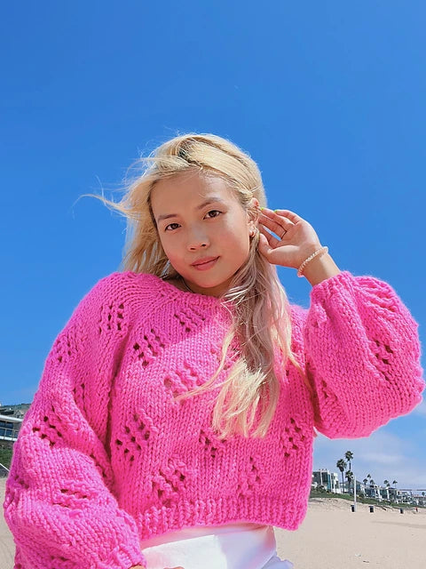 Diamond in the Rough Sweater Pattern
