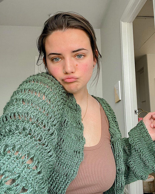 Drop the Game Cardigan Pattern