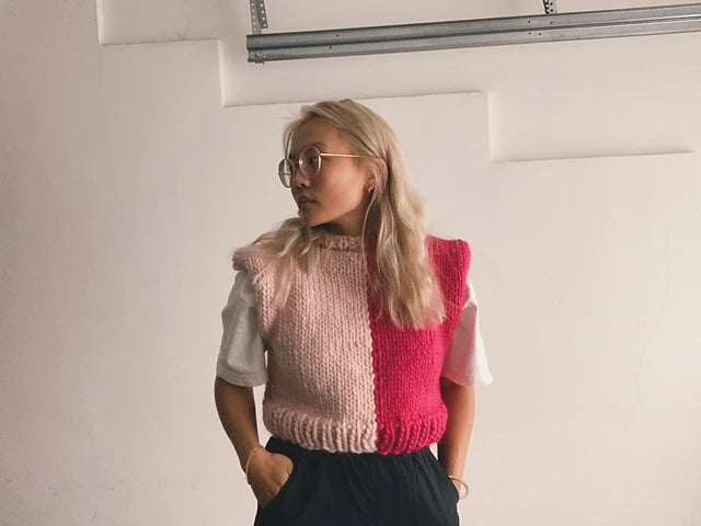 Half and Half Vest Pattern