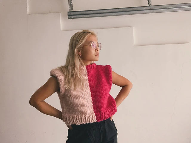 Half and Half Vest Pattern