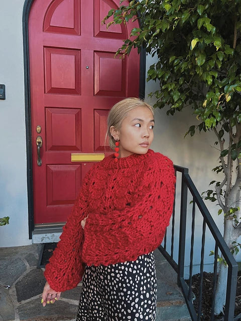 Fashionably Lace Sweater Pattern