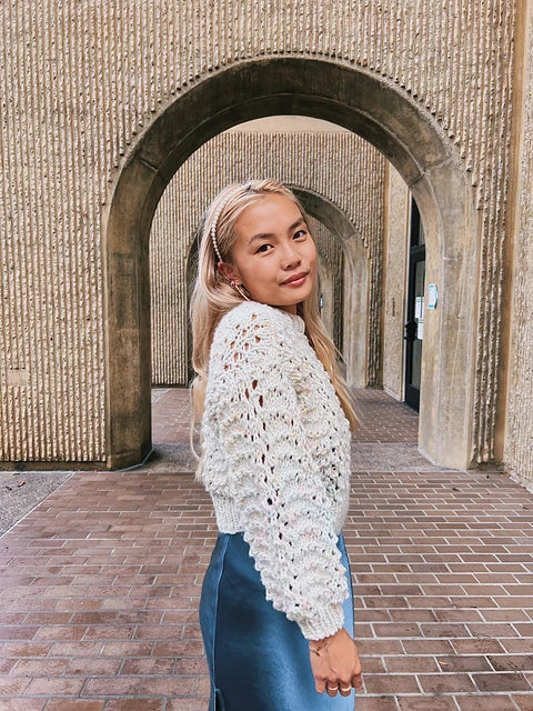 Fashionably Lace Lite Sweater Pattern