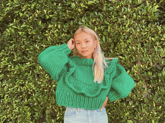Ruffle Some Feathers Sweater Pattern
