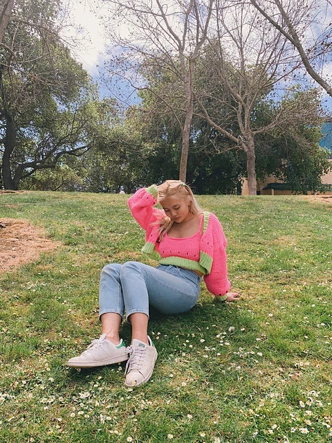 Game, Set, Match Pattern CARDIGAN ONLY