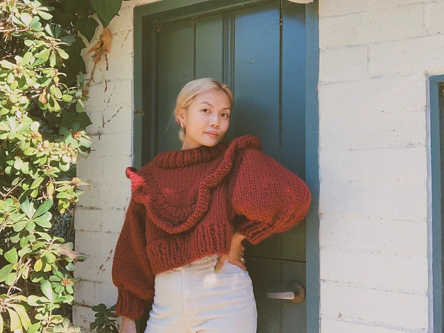 Ruffle Some Feathers Sweater Pattern
