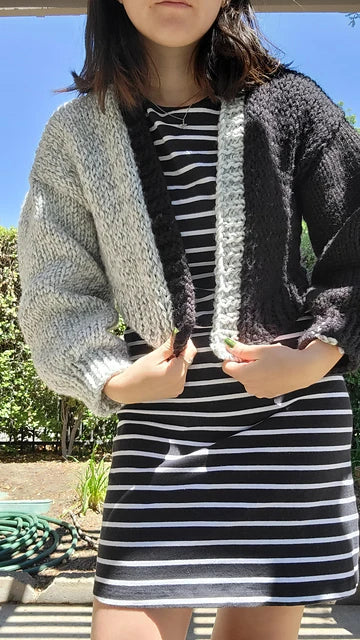 Half and Half Cardigan Lite Pattern