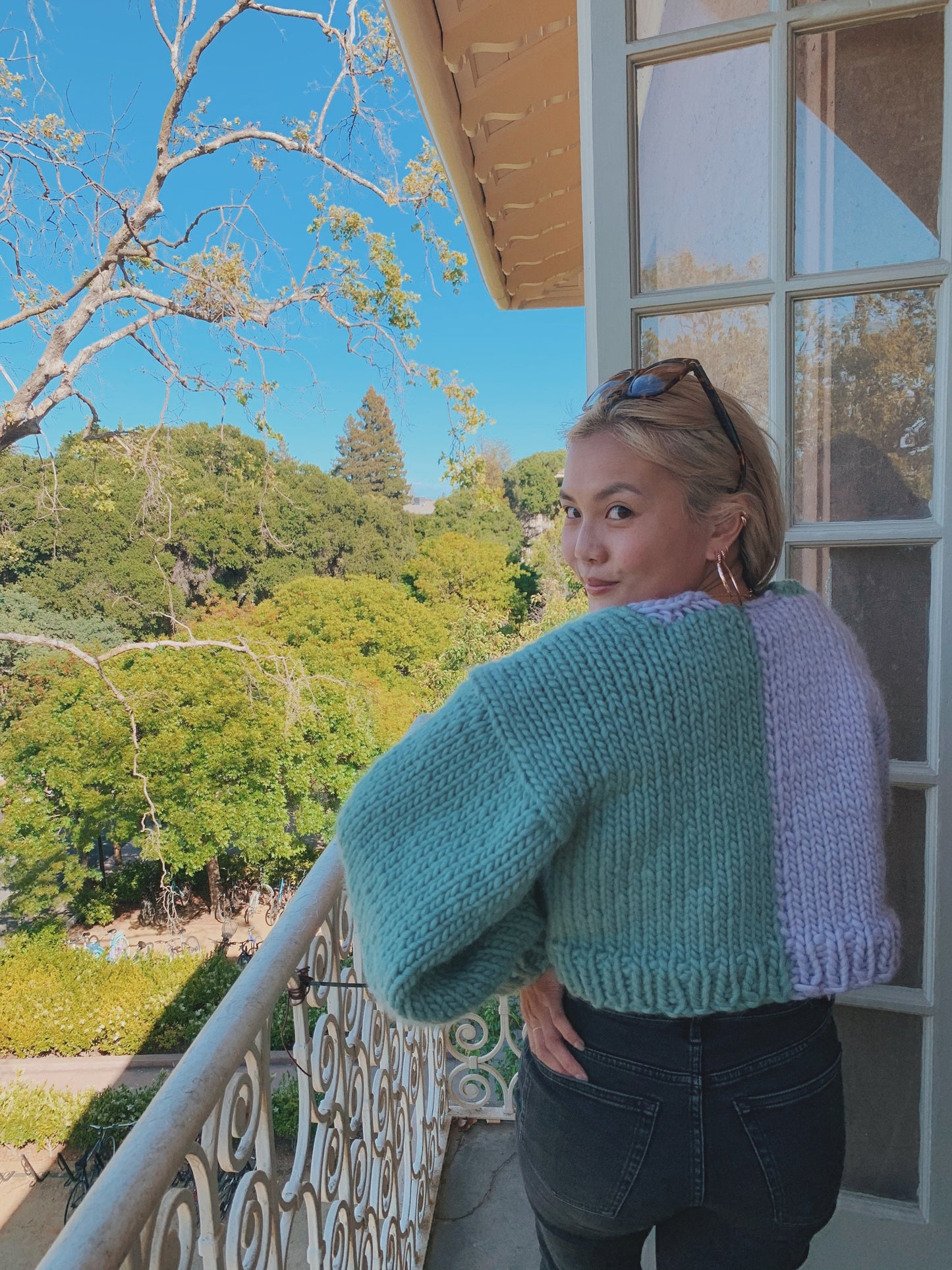 Half and Half Cardigan Pattern