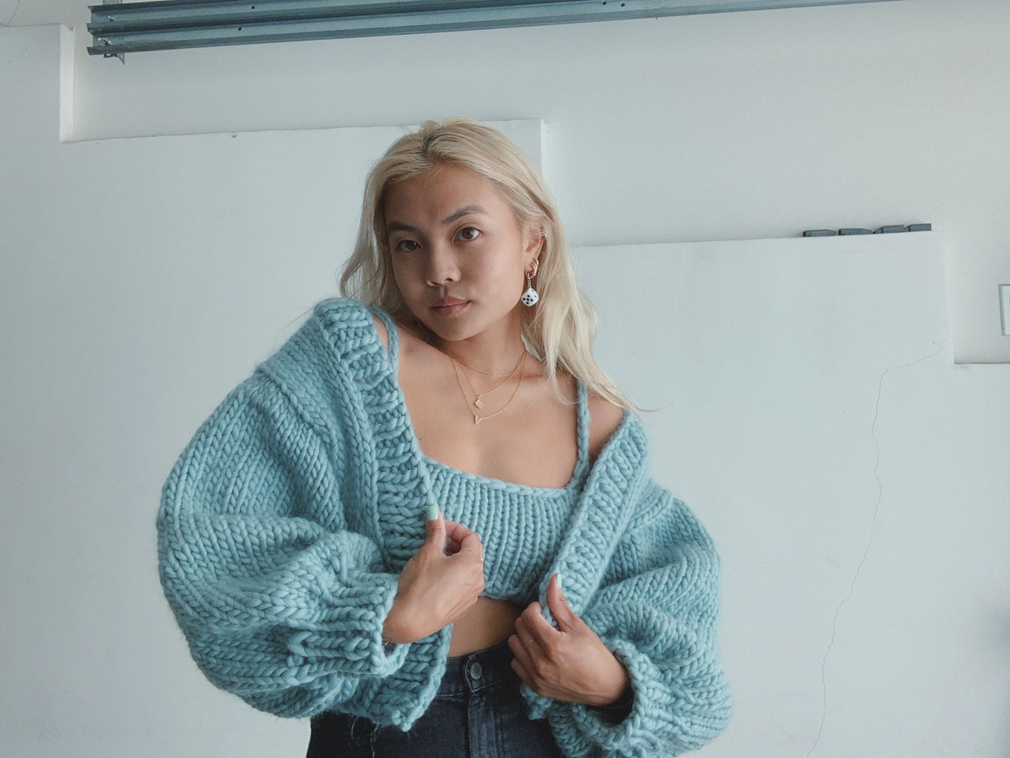 Chunky Game, Set, Match Pattern CARDIGAN ONLY