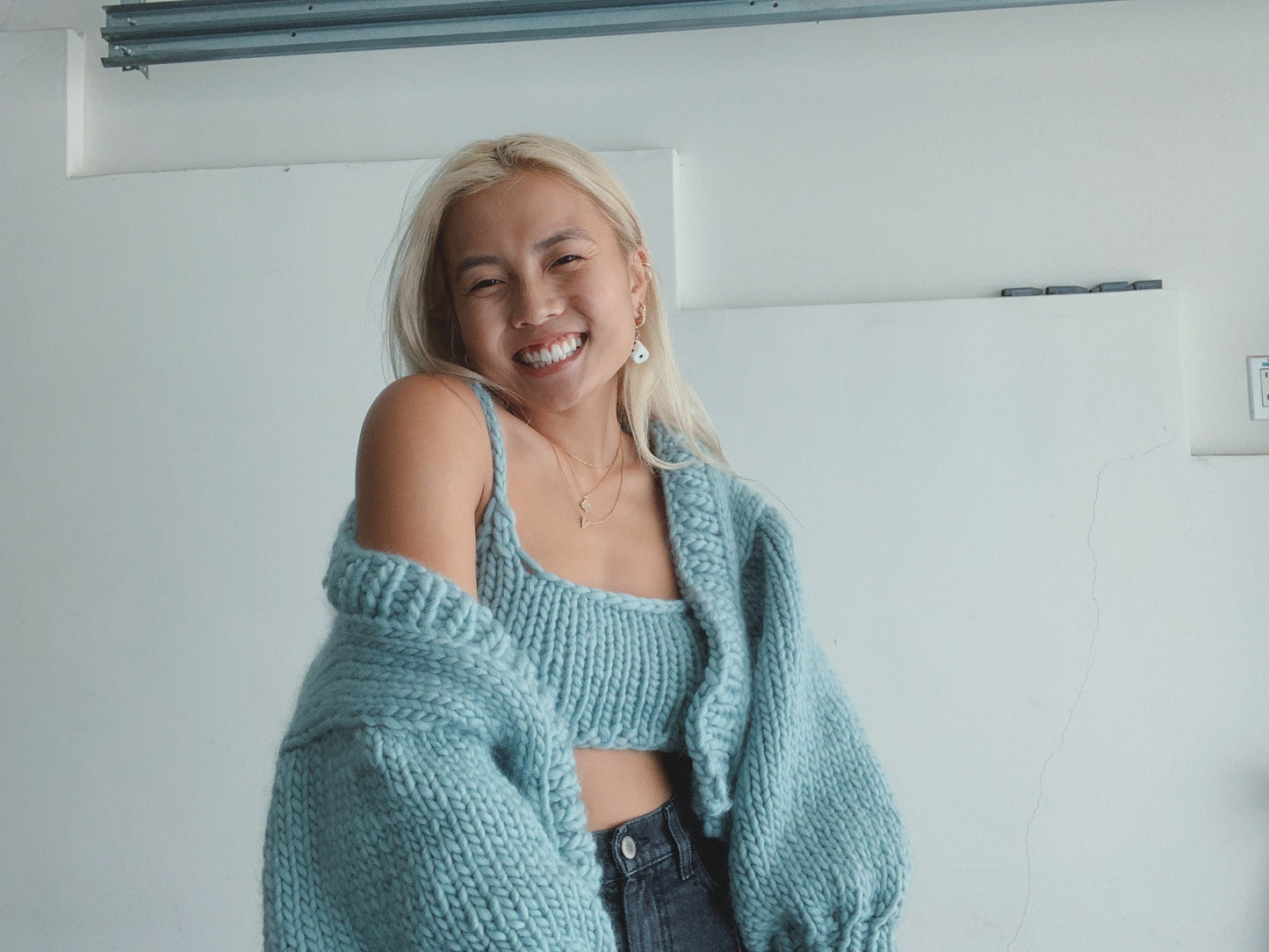 Chunky Game, Set, Match Pattern CARDIGAN ONLY