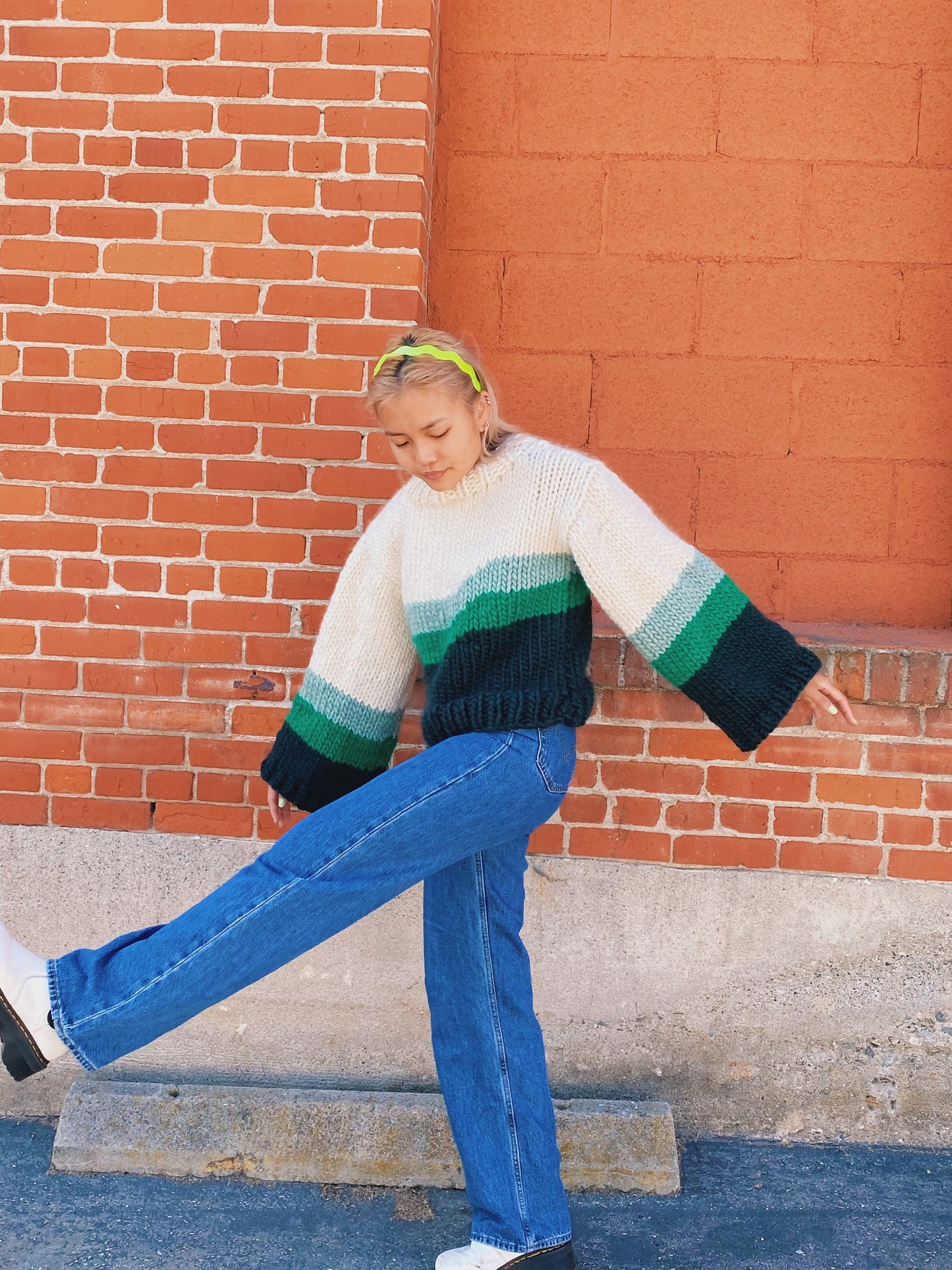 Line Wavey Sweater Pattern