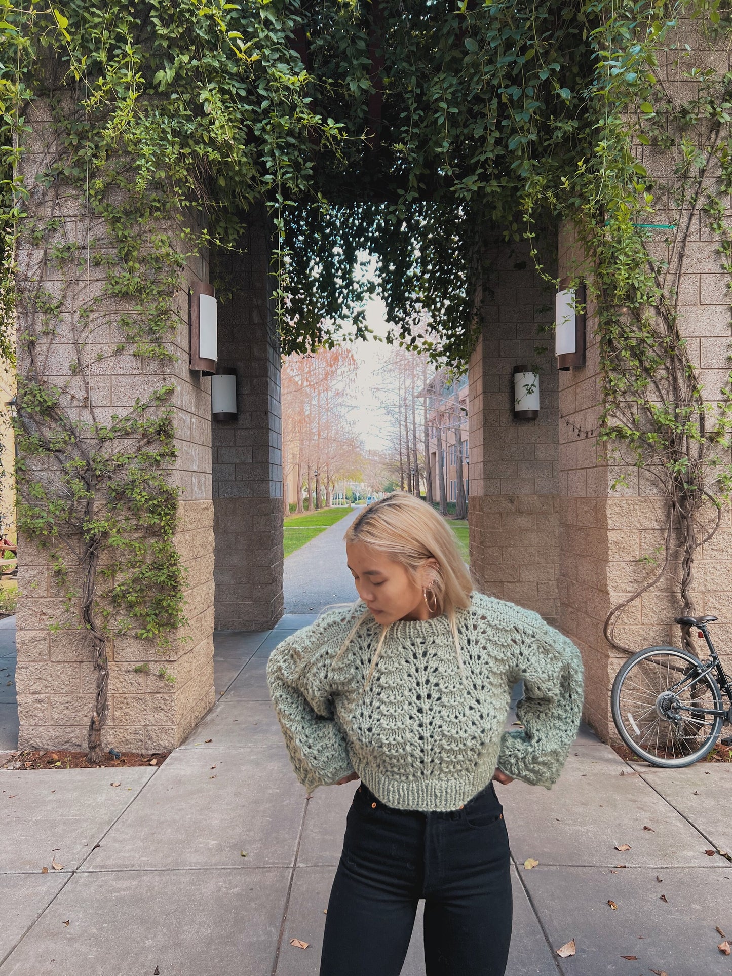 Fashionably Lace Lite Sweater Pattern