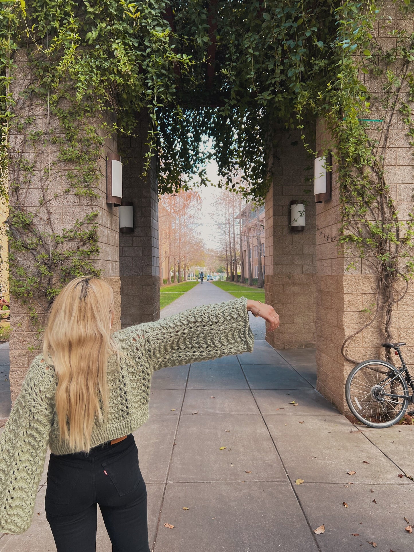 Fashionably Lace Lite Sweater Pattern