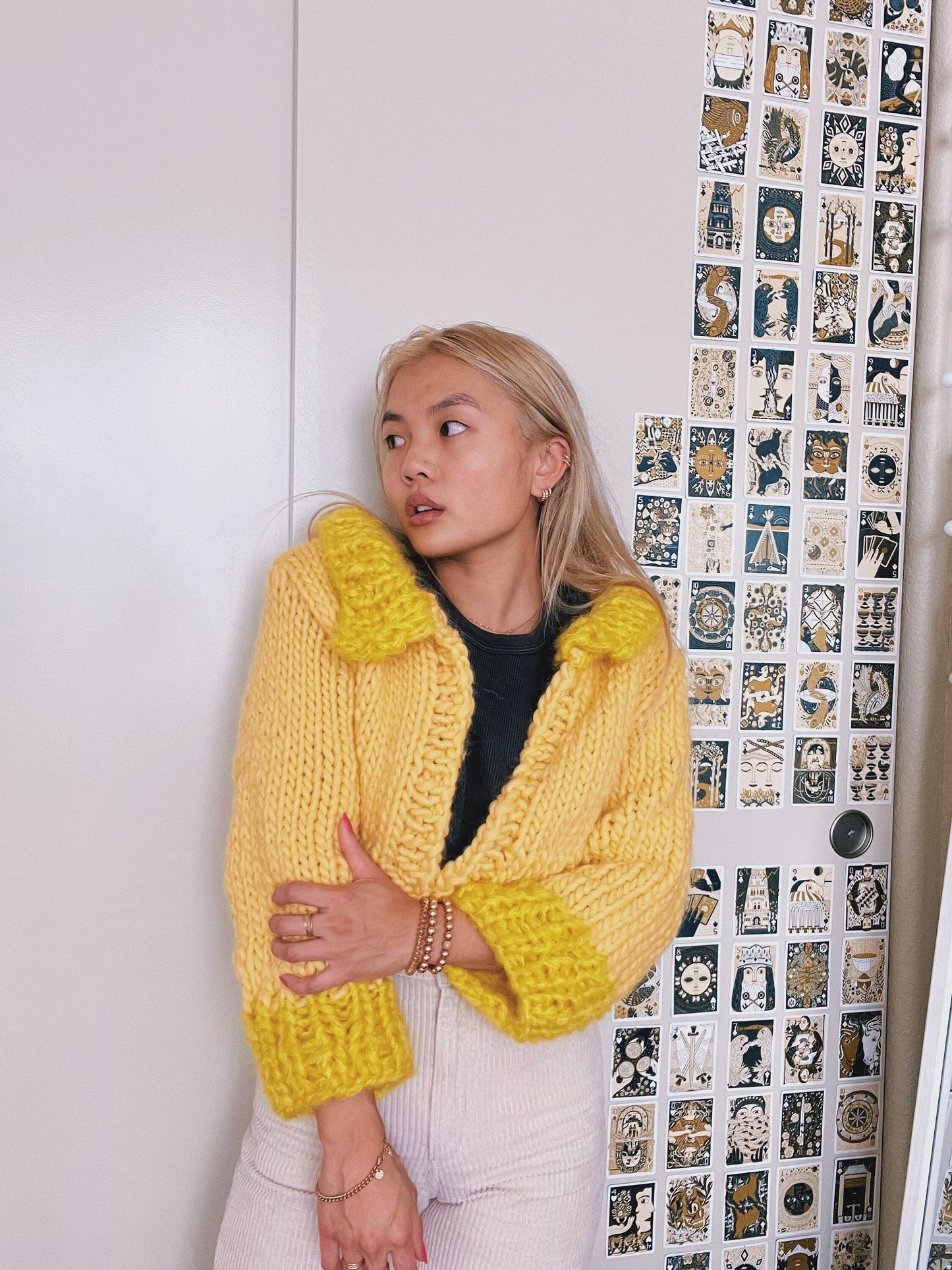 Chunky Million Collar Baby Cardigan Pattern