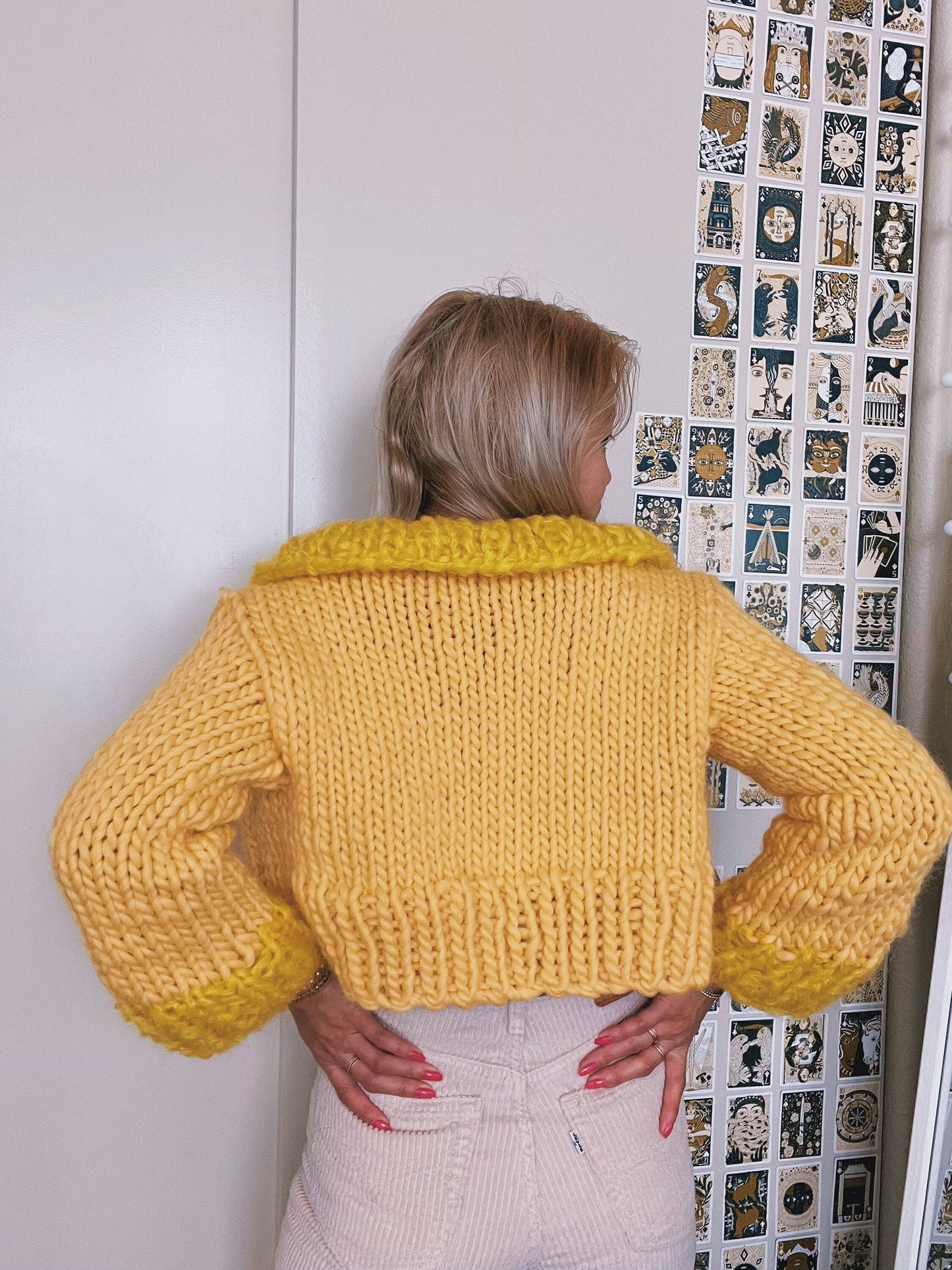 Chunky Million Collar Baby Cardigan Pattern