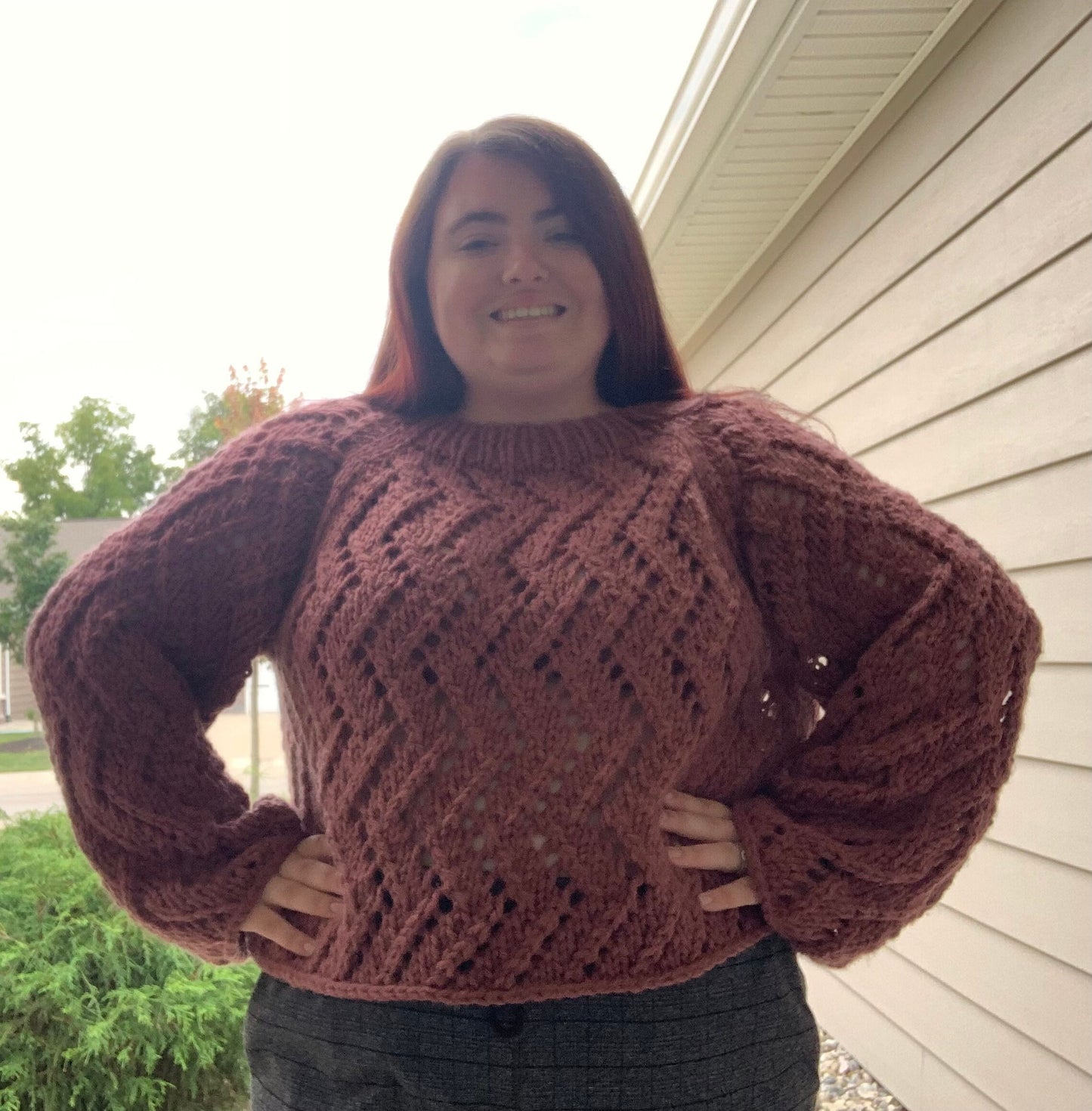 Right Down the Line Sweater Pattern