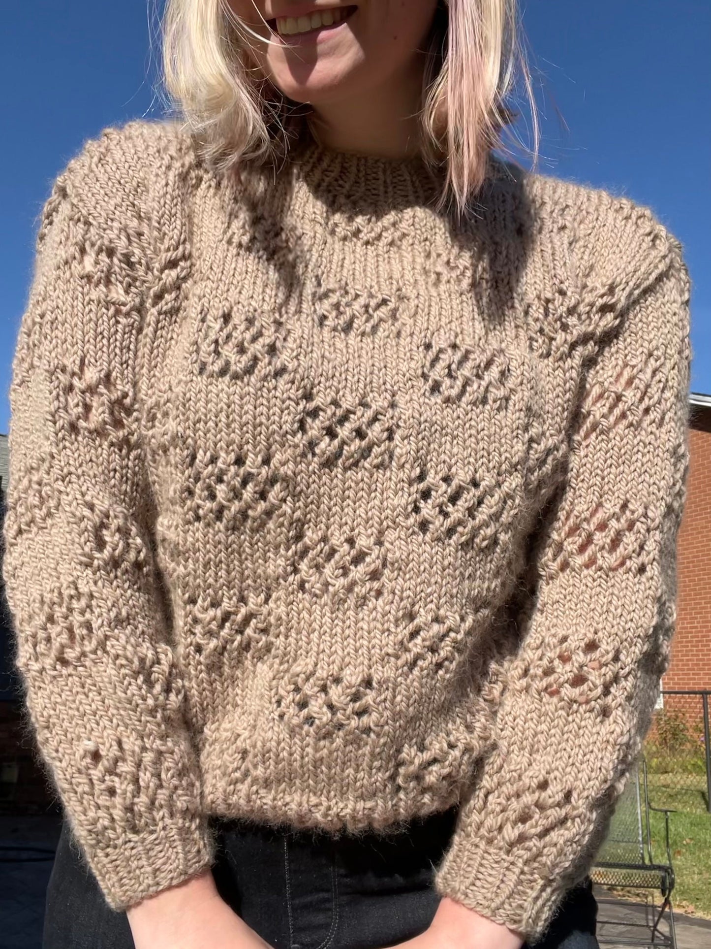 Reality Check Sweater Pattern