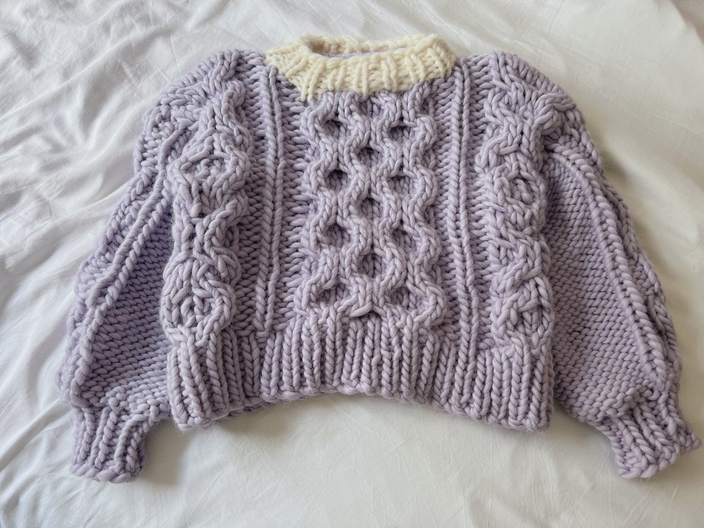 Chunky Flushing Sweater Pattern