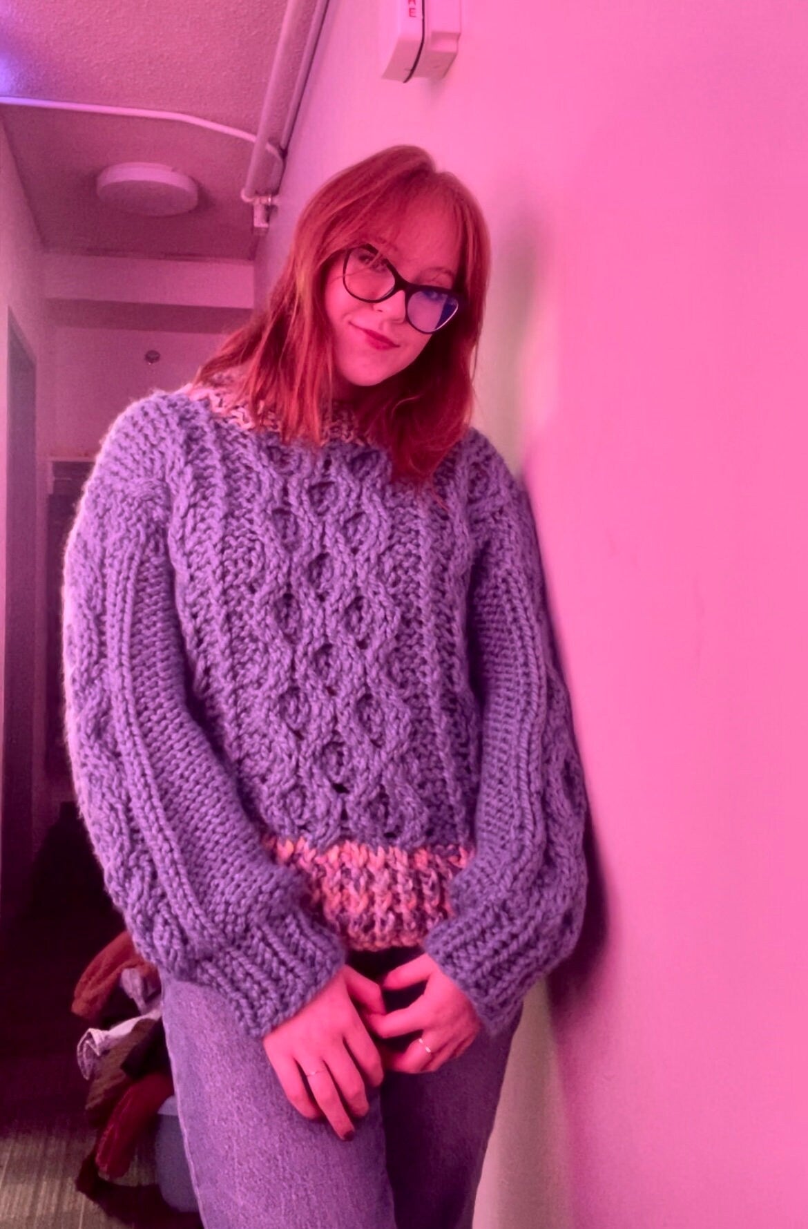 Chunky Flushing Sweater Pattern