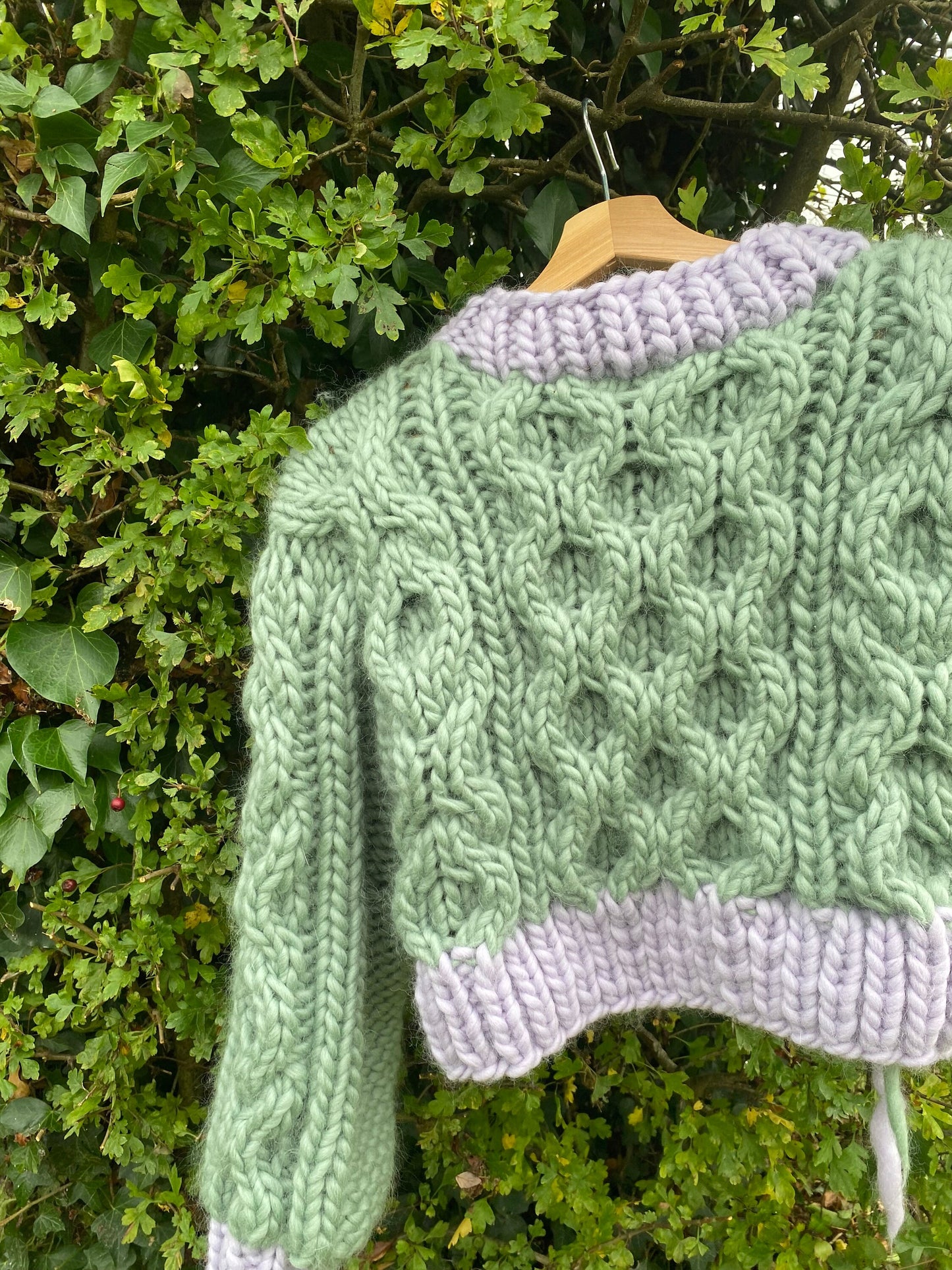 Chunky Flushing Sweater Pattern