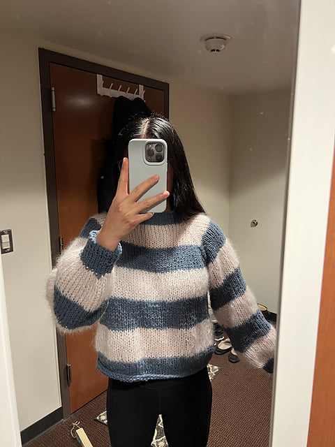 Better Days Sweater Lite Pattern – karas.knit.eng