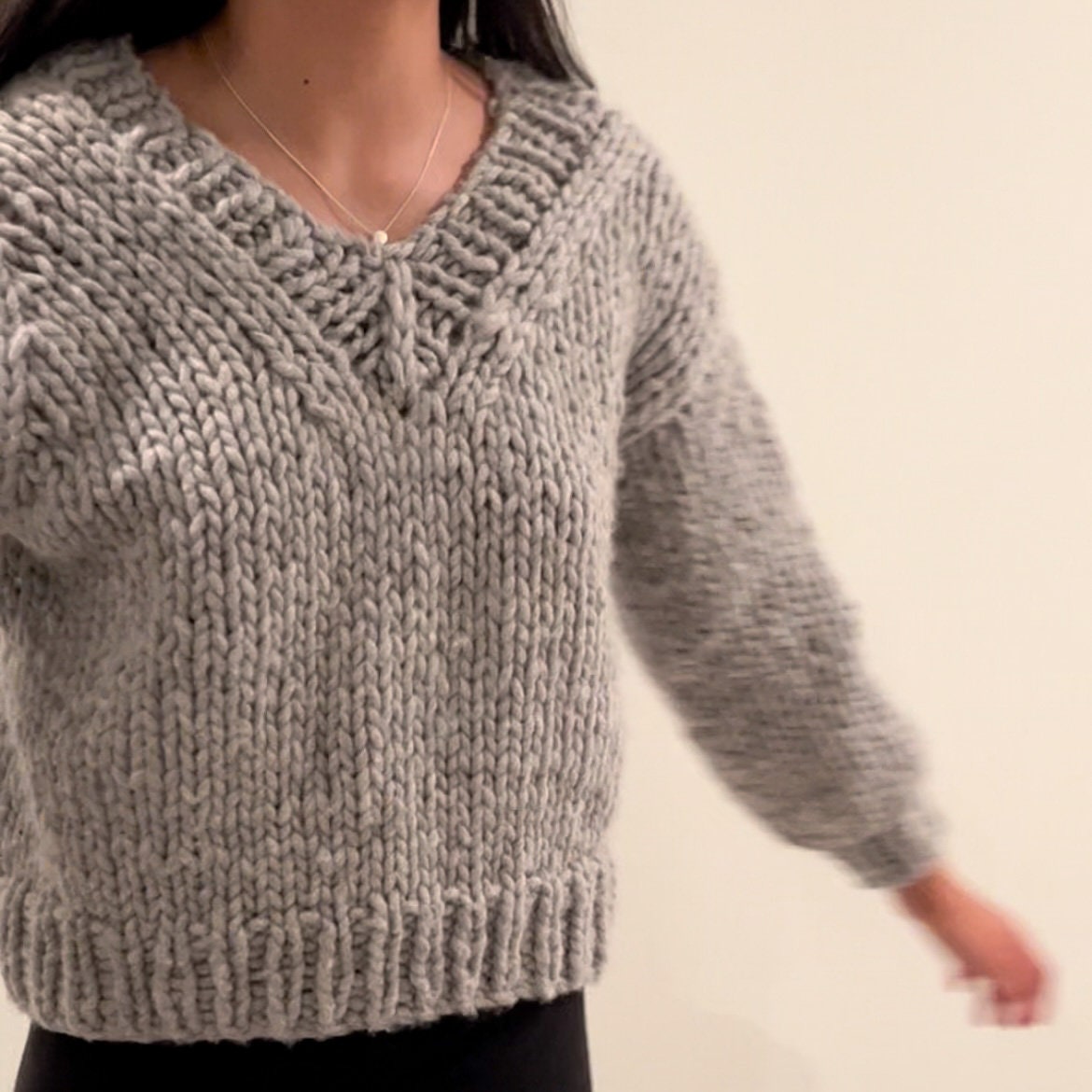 Chunky Valerie Sweater Pattern